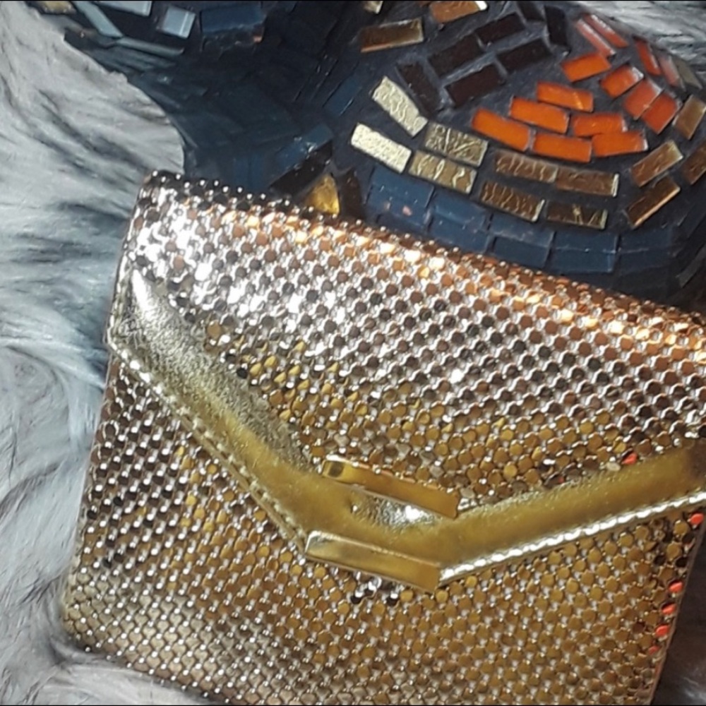 Whiting and Davis gold wallet